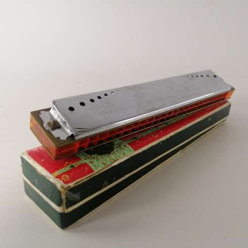 Original Boxed Vintage Blessing Metal Harmonica!!