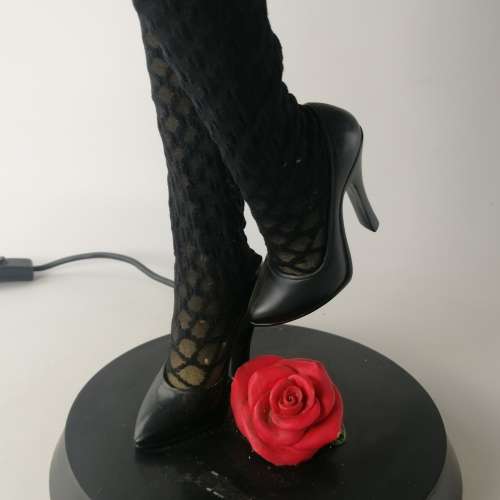 Super Cool!!! Large 800mm Burlesque Themed Sexy Legs Table Lamp!!! Working!!!