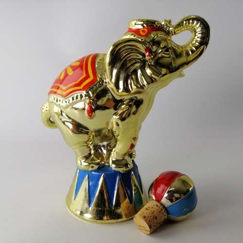 Highly Decorative Glazed Circus Decanter!!!