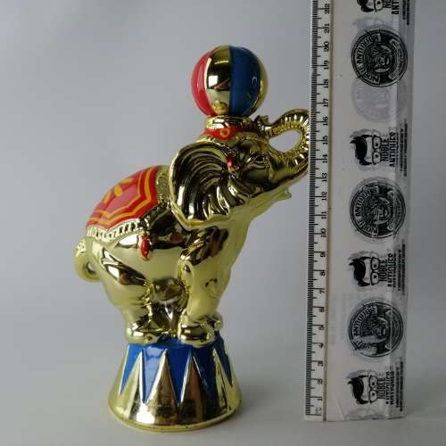 Highly Decorative Glazed Circus Decanter!!!