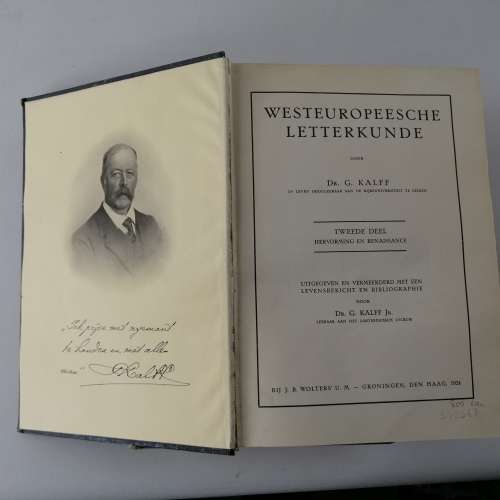 Decorative Foil on Cloth Covered 1923 and 1924 Dutch Literature Books, Bid For Both!!!