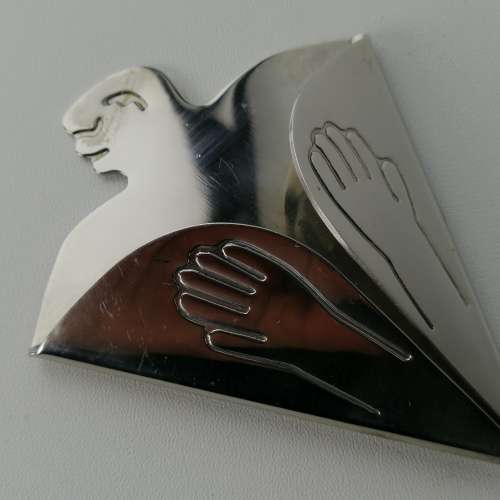 Original Carrol Boyes Functional Art Kitchen Towel Holder - Woman!!!