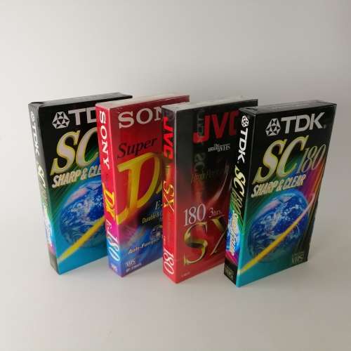 Original Factory Sealed VHS Recordable Tapes!!! Bid For All!!!