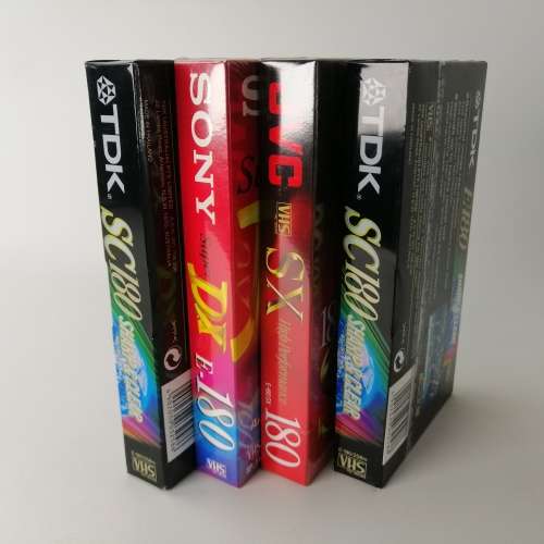 Original Factory Sealed VHS Recordable Tapes!!! Bid For All!!!