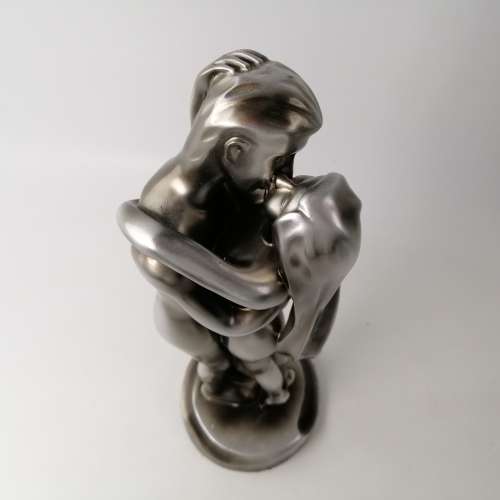 Large Pewter Finished Lovers Statue!!!