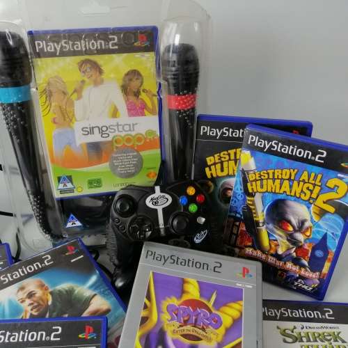 Complete PS2 Console System with Games!!! All Included!!! Ready To Play!!!