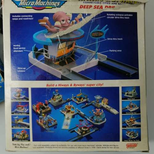 Original Boxed Vintage 1997 Micro Machines Diorama Playsets!!! Bid For Both!!!