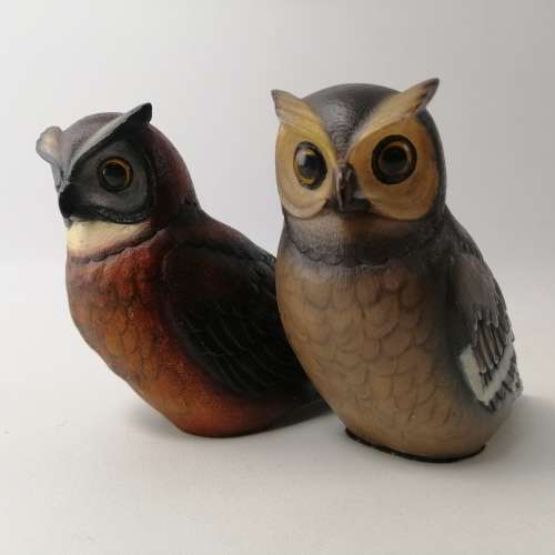 RARE!!! Numbered Feathers Of Knysna Cape Eagle Owl Male and Female!!! 1737/5000