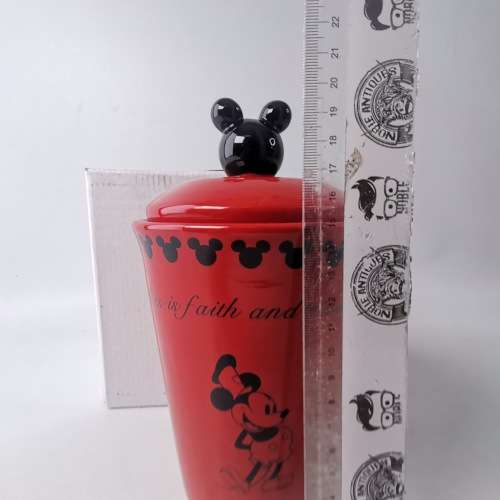 Original Boxed Disney Glazed Porcelain Cookie Jar!!!