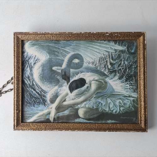 Small Framed Vintage Vladimir Tretchikoff - The Dying Swan Print!!!