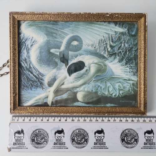 Small Framed Vintage Vladimir Tretchikoff - The Dying Swan Print!!!