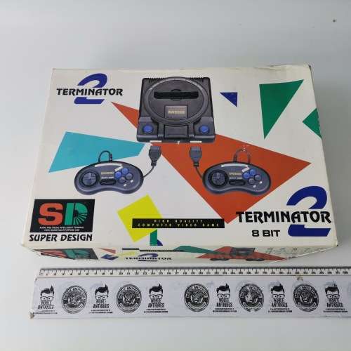 Original Boxed Terminator 2 8 Bit Vintage Game Console!!! Complete, Ready To Play!!!