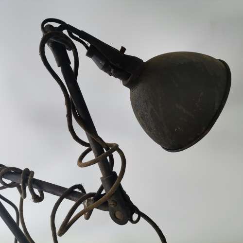 Fantastic Find!!! Two LARGE Original Wood Based 1940`s Anglepoise Workshop Lamp!!! Bid per lamp!!!