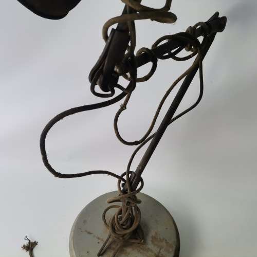 Fantastic Find!!! Two LARGE Original Wood Based 1940`s Anglepoise Workshop Lamp!!! Bid per lamp!!!