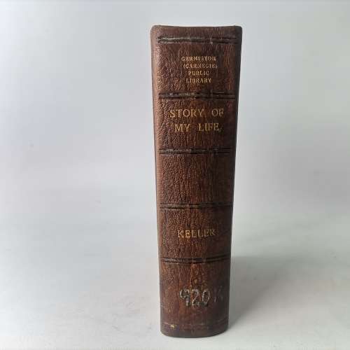 1914 Leather Spine - The Story Of Life by Helen Keller!!!