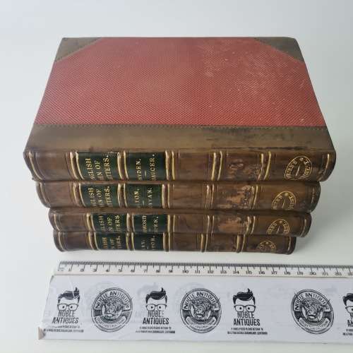 1881 Leather Spine and Corner - English Men Of Letters - Bid for 4 Volumes!!!