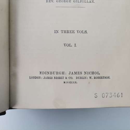 1860 Leather Spine and Corner - Less Known British Poets - Bid for 3 Volumes!!!