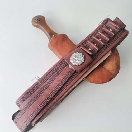 Original Middle Eastern Dagger, Leather Sheath and Belt!!!