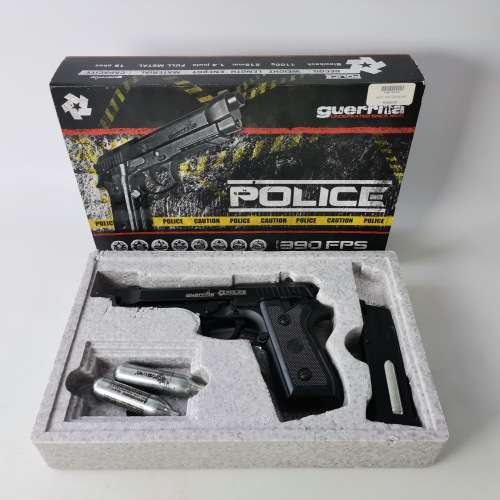 Original Boxed Guerilla .177 Cal 4.5mm Metal Police Gas Pistol!!!