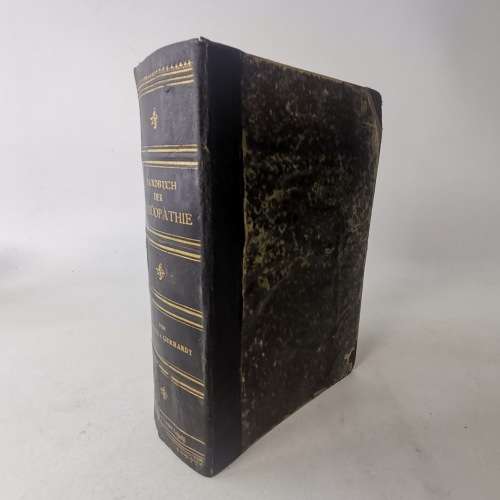 1908 Leather Spine Hardcover - Handbuch Der Homöopathie!!!