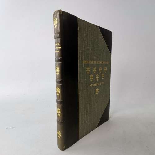 1900`s Leather Spine and Corner - Select Poems of Francis Thompson!!!