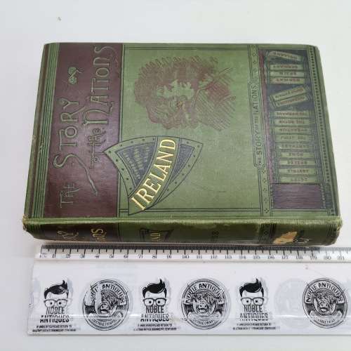1886 Hardcover + Foil - The Story of the Nations - Ireland (Malmesbury Library) !!!