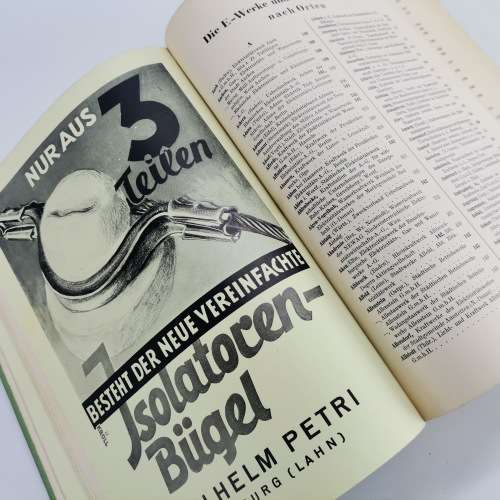 1938 Large Hardcover - Die Elektrizitäts-Wirtschaft im Deutschen Reich!!!