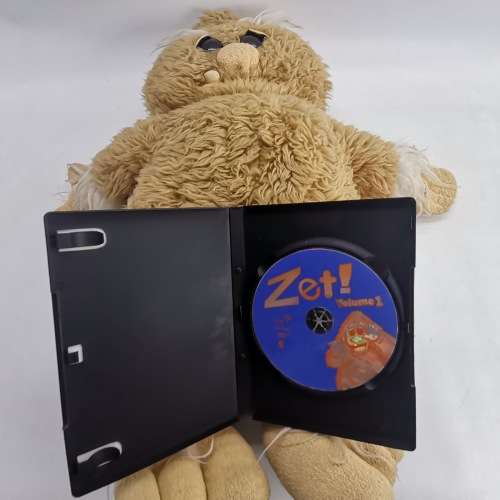 Large Vintage ZET Soft Toy with Original DVD!!! 60cm Tall