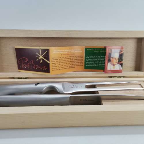 Original Paul Bocuse German Wood Boxed Knife Set!!!