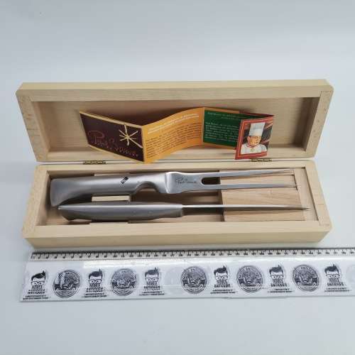 Original Paul Bocuse German Wood Boxed Knife Set!!!