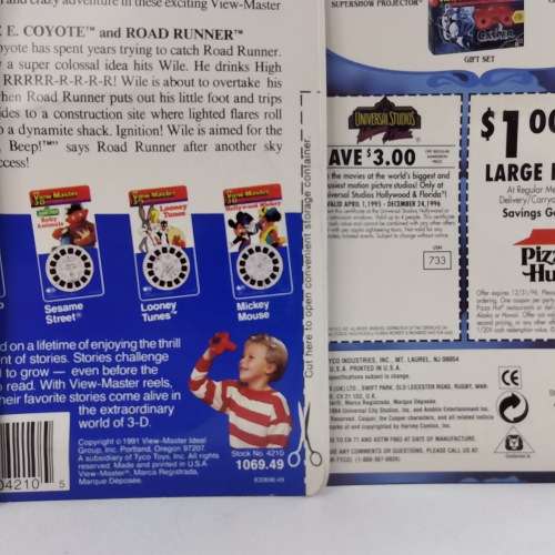 Original  Carded Vintage 1991-1994 TYCO Viewmaster Reels!!! Bid for All!!!