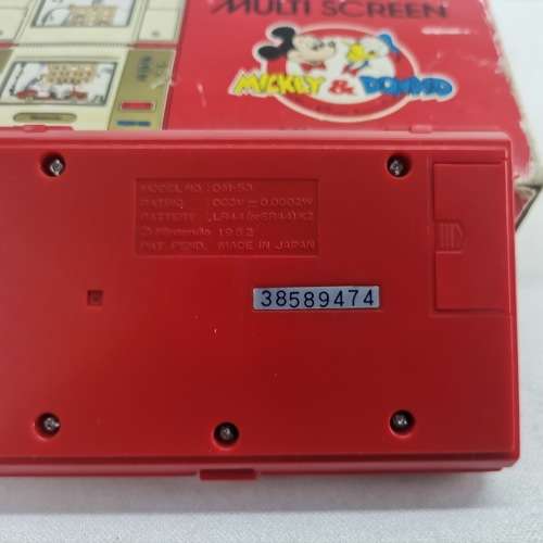 All Original Boxed 1982 Nintendo Mickey and Donald Game And Watch Multi Screen!!!