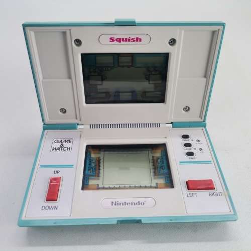 All Original 1986 Nintendo Squish Game And Watch Multi Screen!!! Working!!!