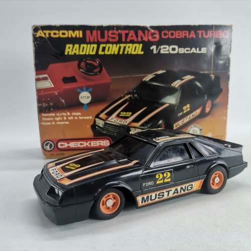 RARE!!! Original Boxed 1989 Scale 1:20 Mustang, No Remote, Display Only!!