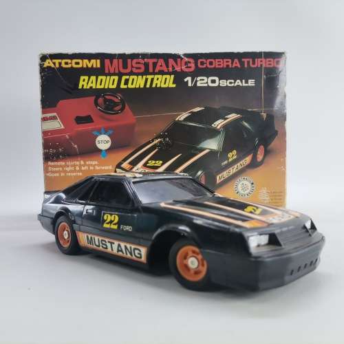 RARE!!! Original Boxed 1989 Scale 1:20 Mustang, No Remote, Display Only!!
