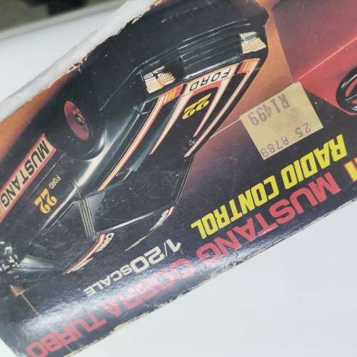 RARE!!! Original Boxed 1989 Scale 1:20 Mustang, No Remote, Display Only!!