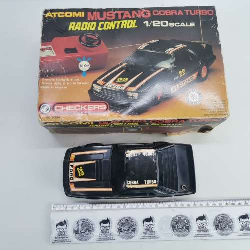 RARE!!! Original Boxed 1989 Scale 1:20 Mustang, No Remote, Display Only!!