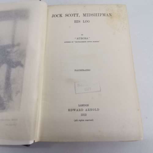 Original Hardcover 1912 Jock Scott, Midshipman - His Log!!!