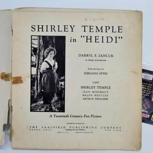 RARE!!! 1929 Shirley Temple Books!!