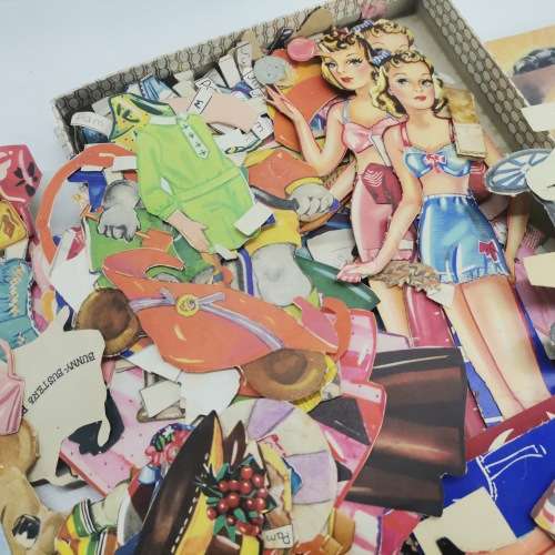 AMAZING!!! Colossal 1940`s to 1960`s Paper Doll and Dress Collection!!! Bid for all!!