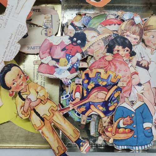 AMAZING!!! Colossal 1940`s to 1960`s Paper Doll and Dress Collection!!! Bid for all!!