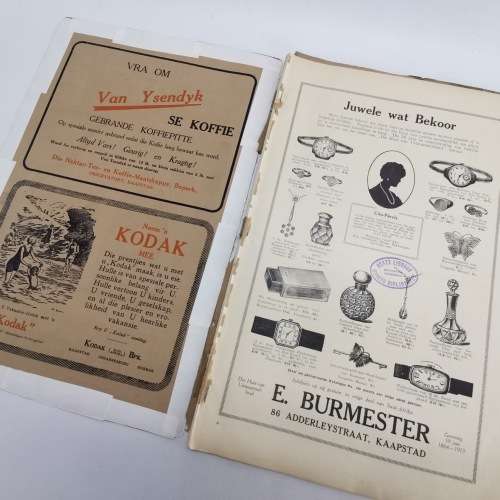RARE!!! Large 1924 Burger Nuwejaarsnommer - Pierneef Cover!!!