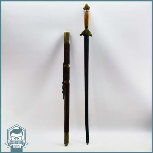 Original Shaolin/Wushu Sword In Steel Brass and Wood!!! 100cm Long!!!