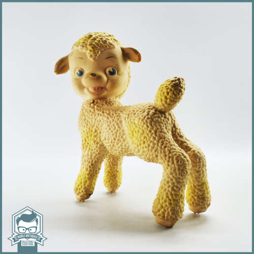 RARE!!! LARGE Original 1960`s Rubber Lamb Squeaky Toy!!!