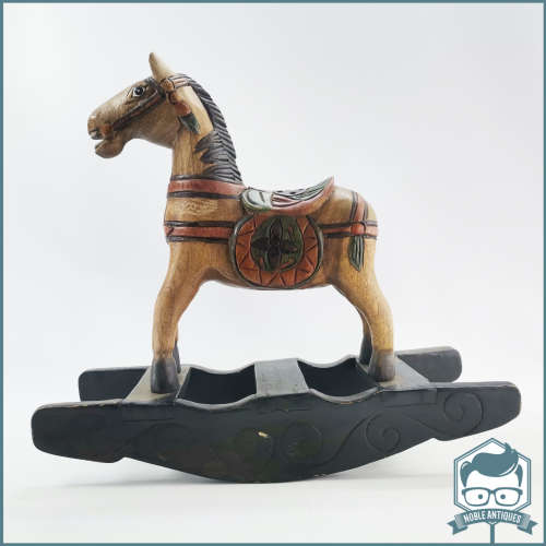 Hand Crafted Highly Decorative Rocking Horse Display!!! 55cm Wide!!!