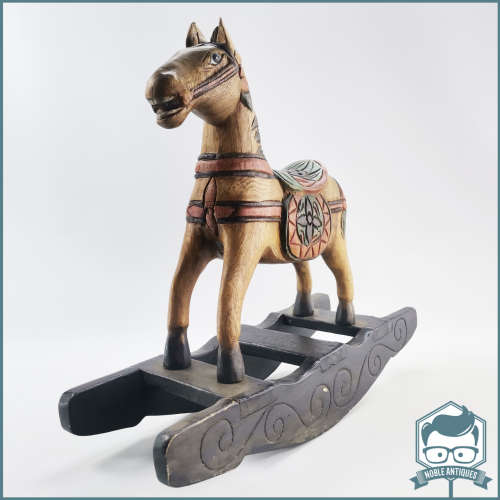 Hand Crafted Highly Decorative Rocking Horse Display!!! 55cm Wide!!!