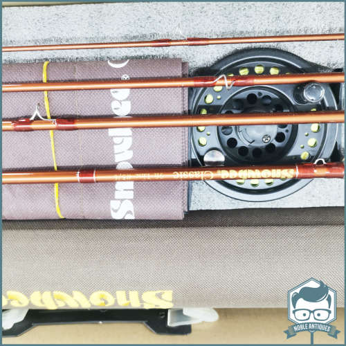 Complete Original Boxed Snowbee Fly Fishing Starter Kit, Includes Rod, Reels and Carry case and Bag!
