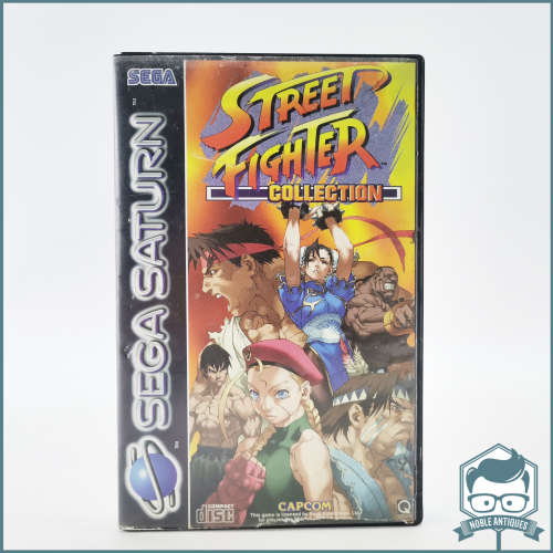 Super Rare!!! Original 1994 SEGA Saturn Street Fighter Collection!!!
