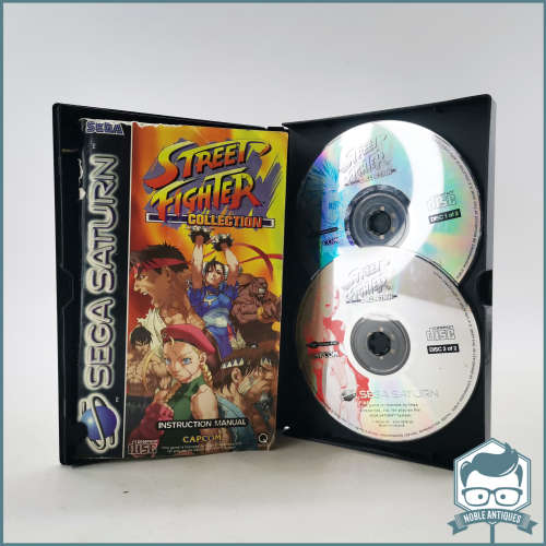 Super Rare!!! Original 1994 SEGA Saturn Street Fighter Collection!!!