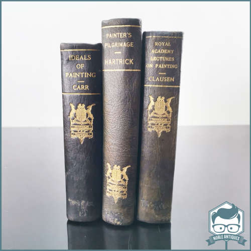 1920-30`s Transvaal Education Department Leather Spine Books - Bid For Three!!!